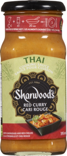 Sharwood's Cooking Sauce Thai Red Curry Medium 395 ml