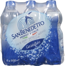 SAN BENEDETTO EAU GAZEIFIEE 6 PACK