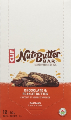 CLIF NUTBTRBAR CHO PB 50G 12