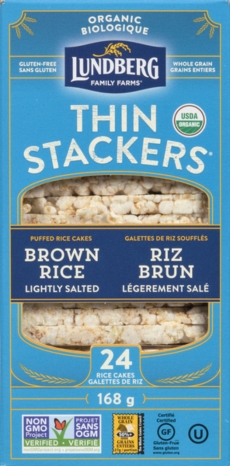 STACKERS MINCES DE RIZ BRUN BIOLOGIQUE LEGEREMENT SALES