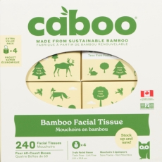 Caboo Facial Tissue 240ct