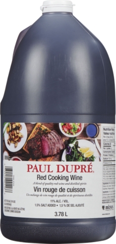 PAUL DUPRE VIN DE CUISINE ROUGE À 11 %