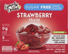 SIMPLY DELISH STRAWBERRY JEL DESSERT