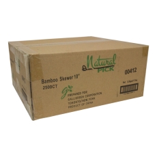 Brochette en bambou - 10 po.