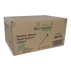 Brochette en bambou Noshi Kushi - 6 po.