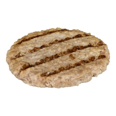 Galettes de boeuf ass. 85g entièrement cuites avec marques de grill