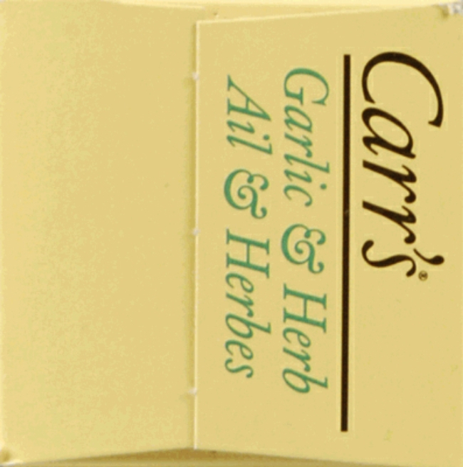 Roasted Herb and Garlic Crackers