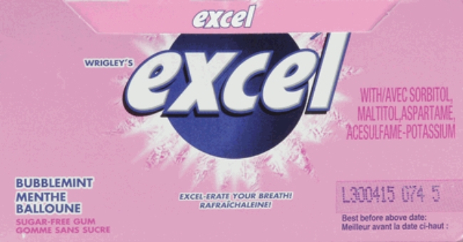 Bubblemint Sugar Free Gum