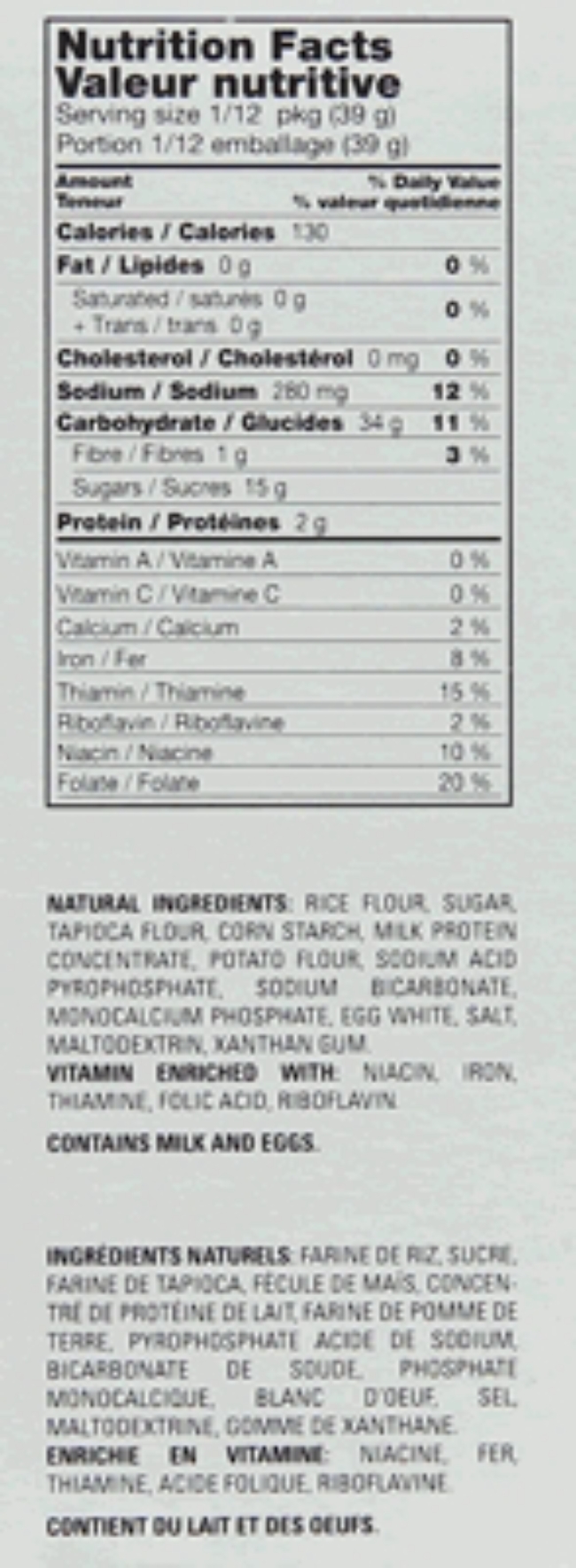 Gluten-Free Muffin Mix