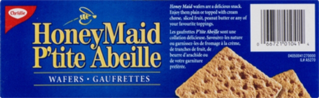 HoneyMaid Petite Abeille Cracker Cookies