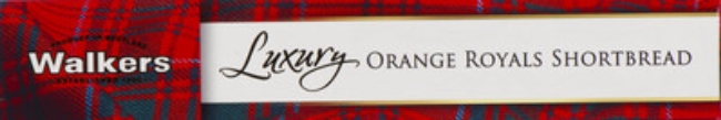 Orange Royals Shortbread