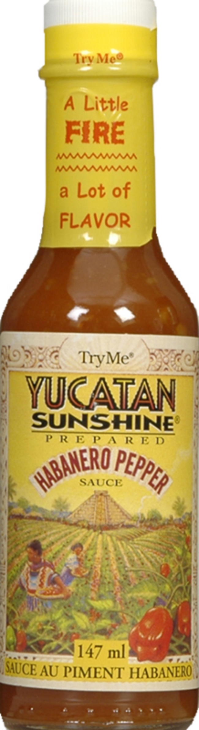 TRY ME YUCATAN SUNSHINE PREPARED HABANERO PEPPER SAUCE