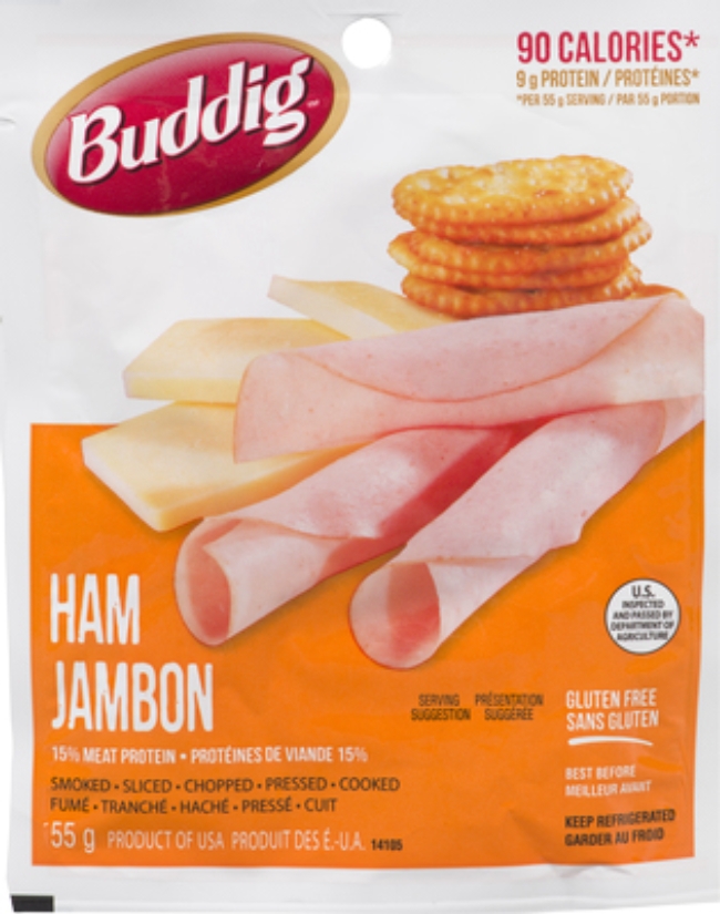 CARL BUDDIG SMOKED HAM THIN SLICED MEAT USA