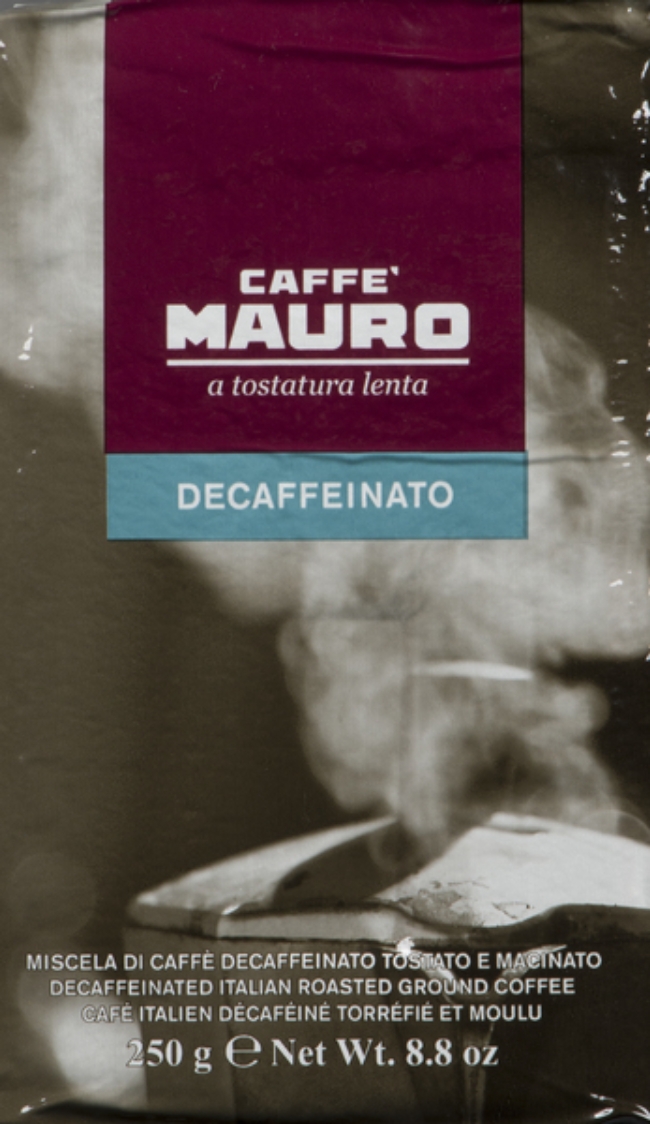 CAFFE MAURO  DECAF ESPRESSO WHOLE COFFEEBEANS