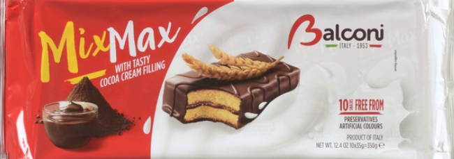 MixMax Soft Sponge Cake with Cocoa Cream