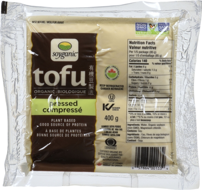 Soyganic Pressed Tofu 400g