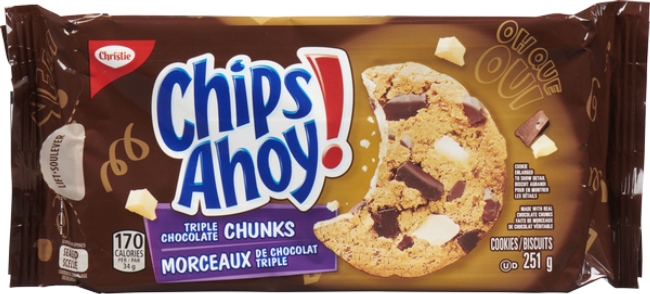 Triple Chocolate Chunks Cookies