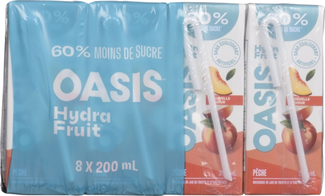 OASIS HYDRAFRUIT PEACH JUICE