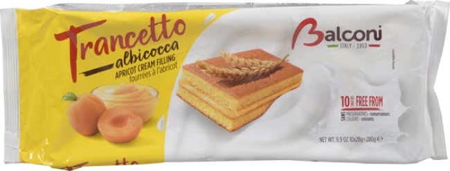 Trancetto Apricot Soft Sponge Cake
