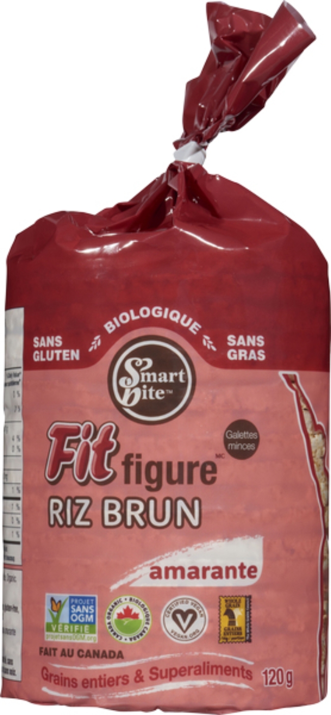 Organic Whole Grain Brown Rice Cakes with Amaranth