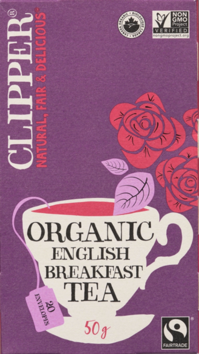 Clipper Organic English Breakfast Tea, 50 G -- 6 Per Case