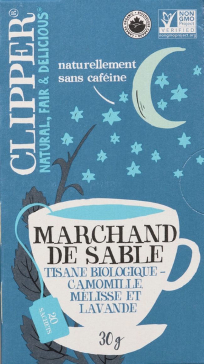 Organic Chamomile and Lavender Snore and Peace Herbal Tea