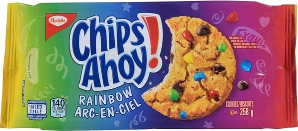 Chips Ahoy Rainbow Cookies