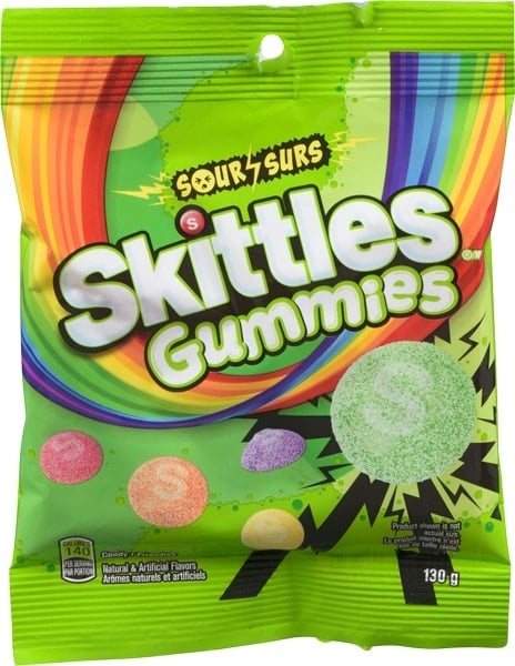 Sour Gummy Candy - Peg Pack