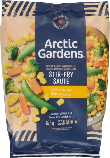 Corn and Vegetables Stir Fry Saute