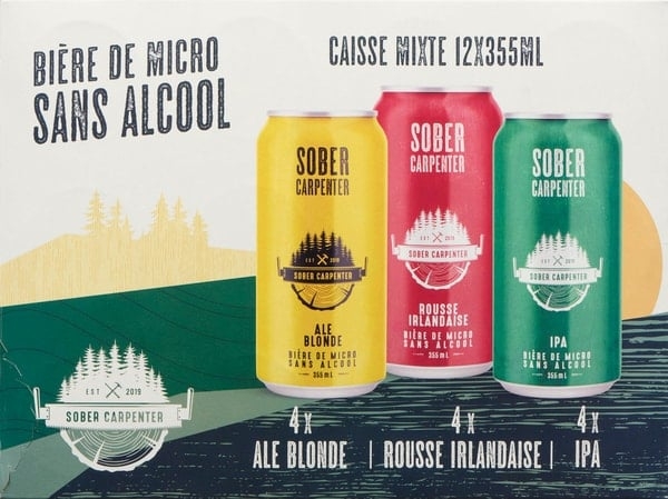 355 mL Non Alcoholic Beer - Mix Pack