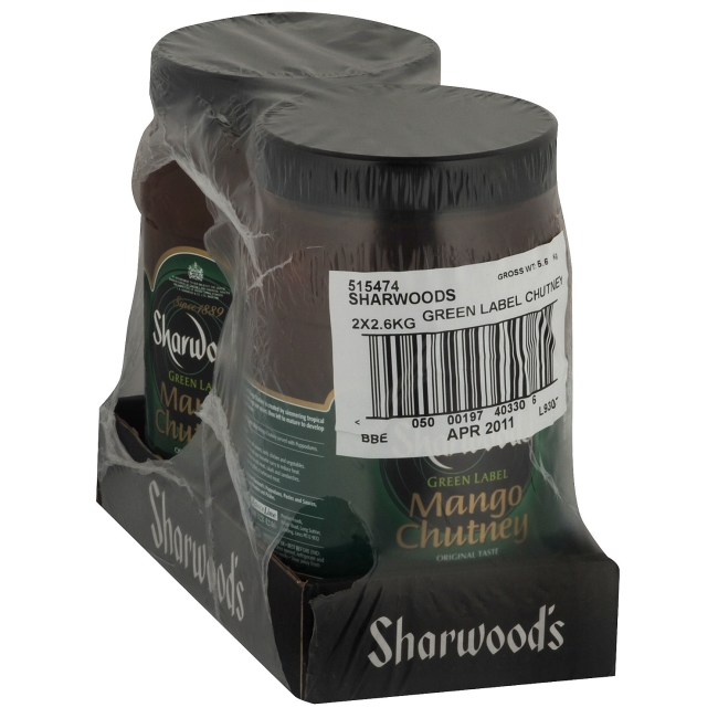 SHARWOOD'S MAJOR GREY MANGO CHUTNEY FOOD SERVICE