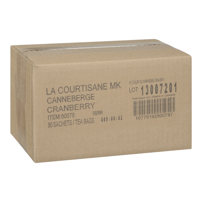 Cranberry Herbal Tea Bag