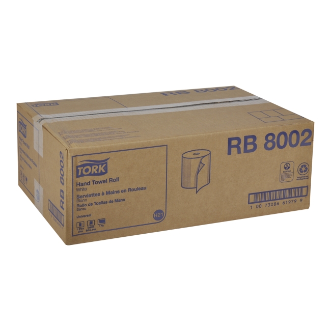 Universal White 1-Ply Hand Towel Roll