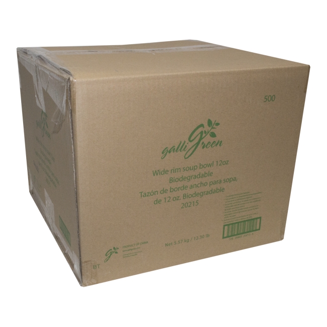 Compostable Wide-Rim Soup Bowl