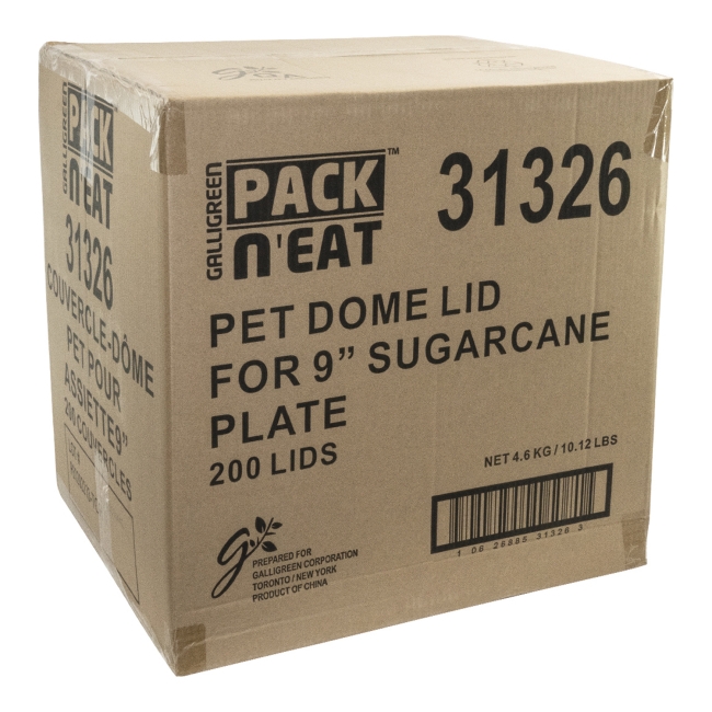 Plastic Dome Lid for 9 in Plate