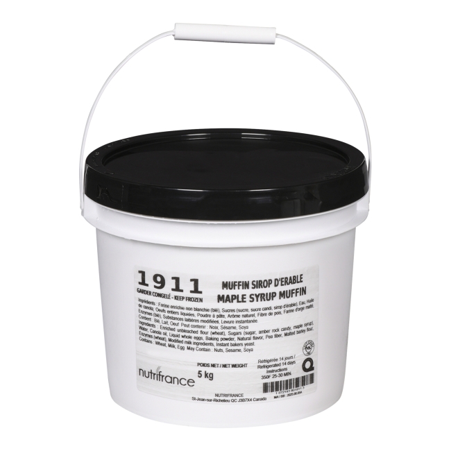 Frozen Maple Syrup Muffin Batter 5 kg