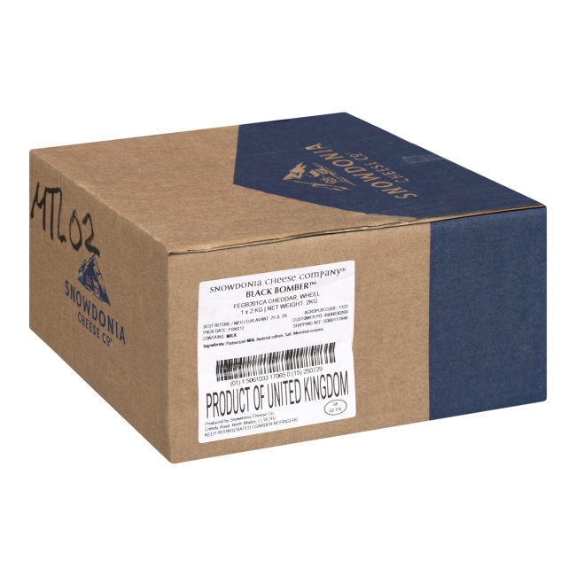 Black Bomber Aged 14 Months Cheddar Cheese