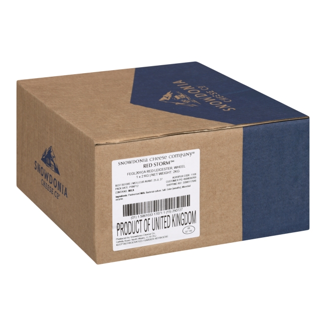 Red Storm Aged 18 Months Red Hard Ripened Cheese