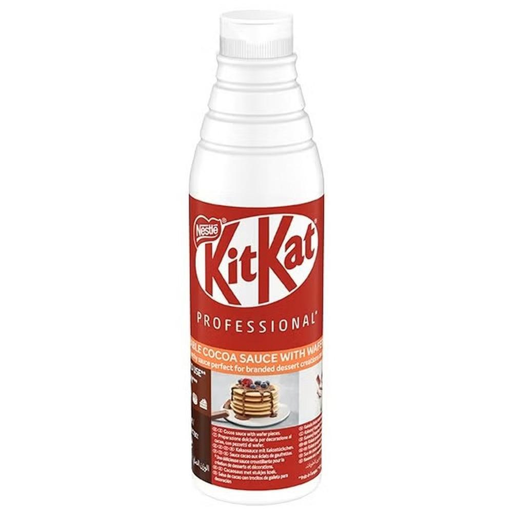 Chocolate Flavor Sauce with Wafer Pieces
