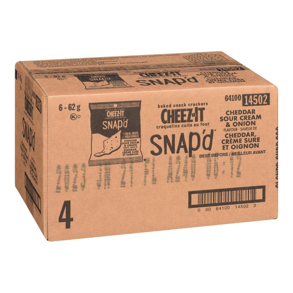 Snap'd Cheddar Sour Cream and Onion Crackers