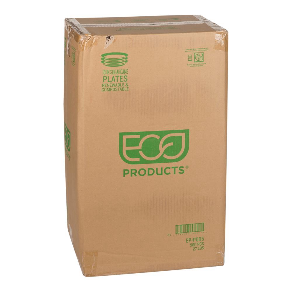 10 in Renewable and Compostable Sugarcane Plate