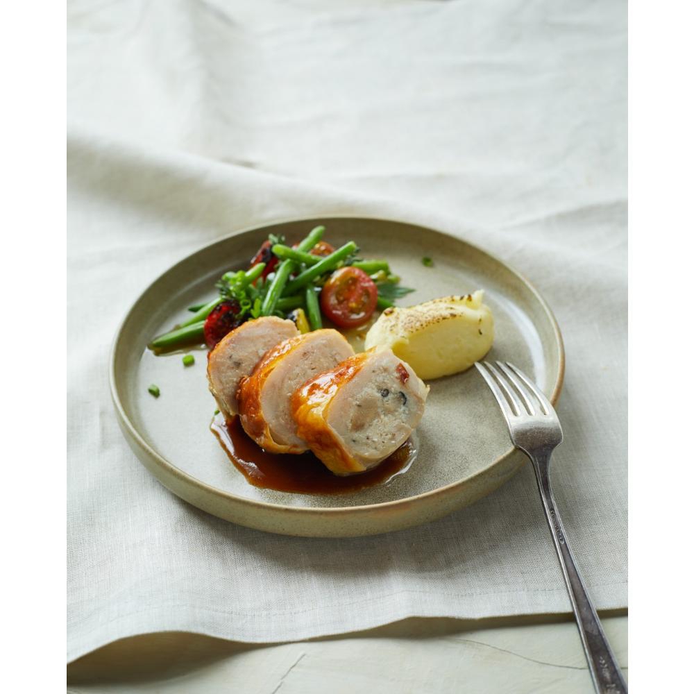 Chicken Ballotine with Mushrooms