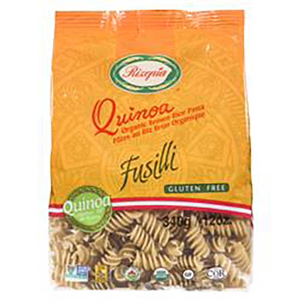 Organic Quinoa Brown Rice Fusilli Pasta