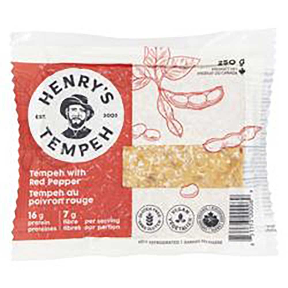 Tempeh with Red Pepper