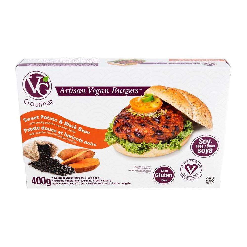 Vegan Sweet Potato and Black Bean Burger