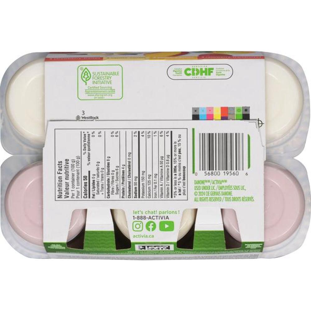 Strawberry/Vanilla/Raspberry/Peach Fat Free Yogurt