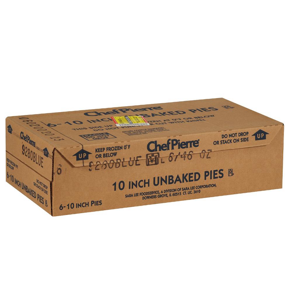 Unbaked 10 in Blueberry Pie