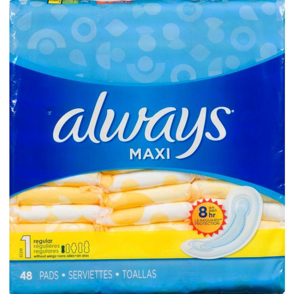 SANITARY PAD MAXI REGULAR T2 WING/F