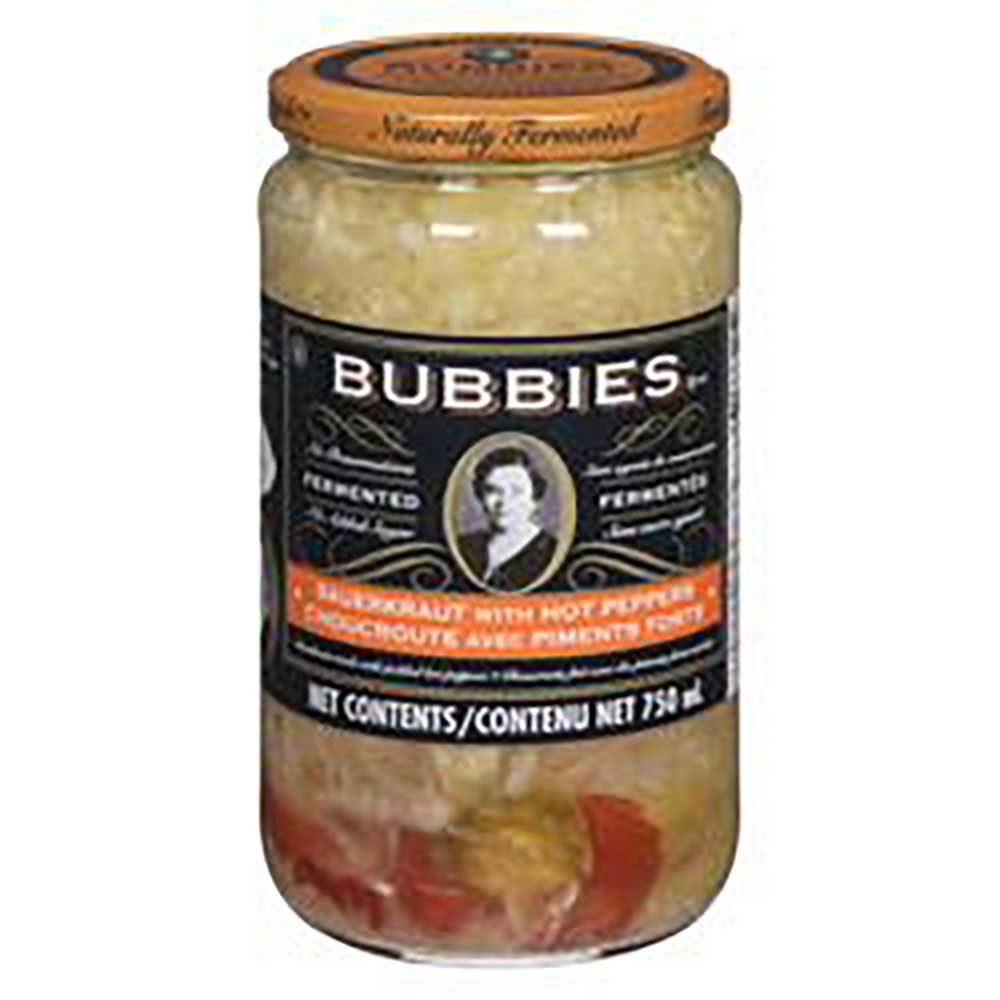 Spicy Sauerkraut with Hot Peppers