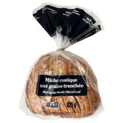 PAIN MICHE RUSTIQUE MULTIGRAIN TRANCHE (SAC)